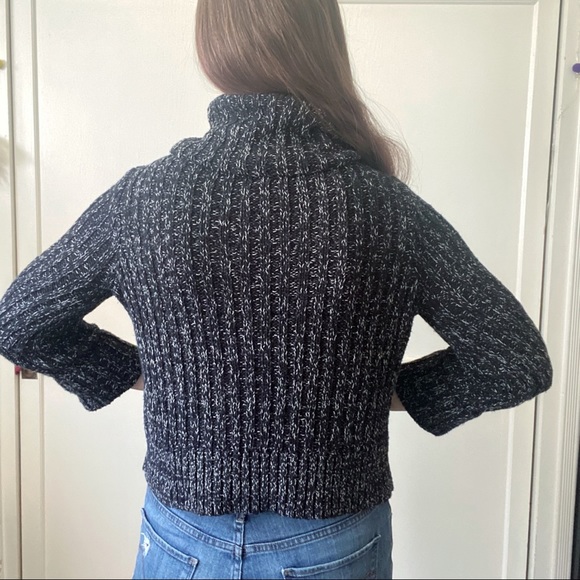 Free People Black Cowl Neck Sweater - Picture 3 of 3